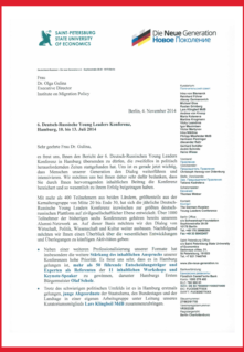 Apprecation Dankesbrief